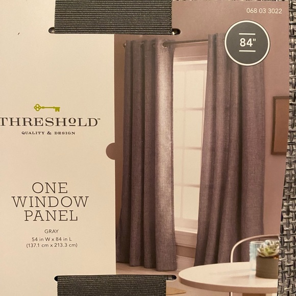 Threshold Quality and Design Gray window panel 54”Wx84” L - Picture 2 of 4